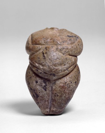 Fej nélküli álló figura Cukurdent, neolitikumból. Kr.e. 3. évezred (mészkő) alkotó: Neolithic