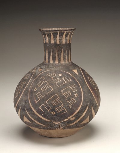 Urna, Gansu tartomány, ie 2000 körül (kerámia) alkotó: Neolithic Period Chinese School