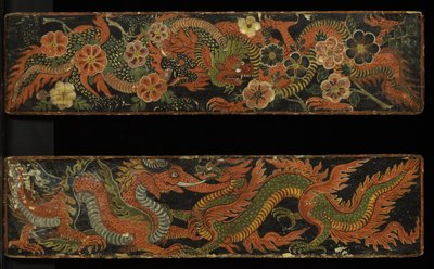 Egy pár buddhista kéziratos borító, 1659 (átlátszatlan wc fán) alkotó: Nepalese School