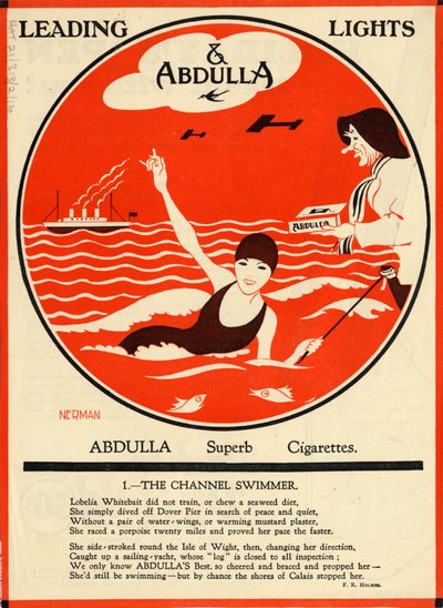 Abdulla cigaretták, 1920-as évek alkotó: Nerman