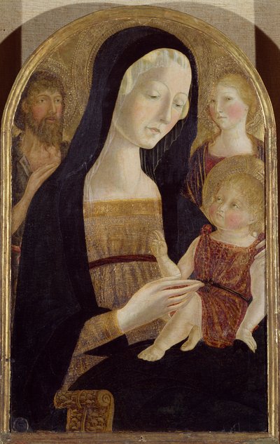 Madonna és gyermeke Keresztelő Jánossal és Mária Magdolnával, Bartolomeo de