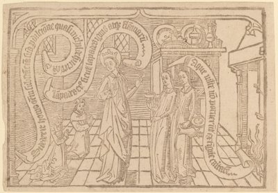 Oldal a "Song of Songs"-ból: 2. kiadás alkotó: Netherlandish 15th Century
