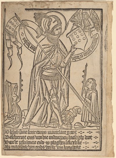 Szent György (?) alkotó: Netherlandish 15th Century