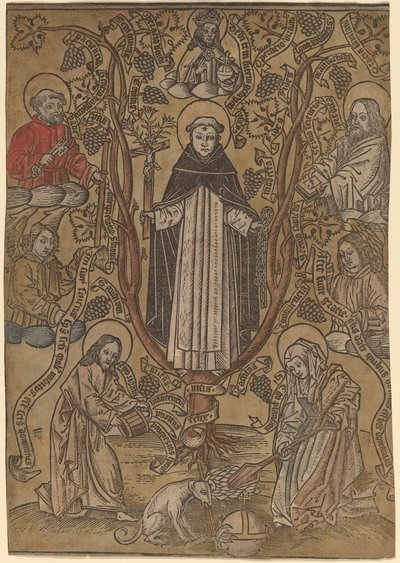 A domonkosok genealógiai fája alkotó: Netherlandish 15th Century