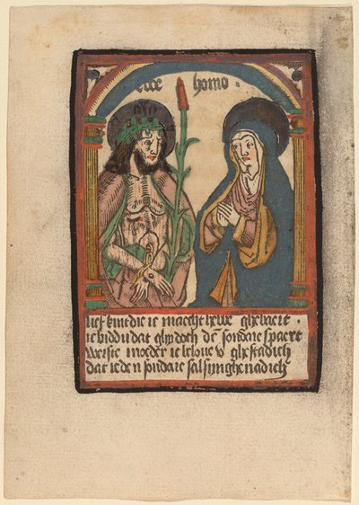A fájdalmak embere és az anyja alkotó: Netherlandish 15th Century
