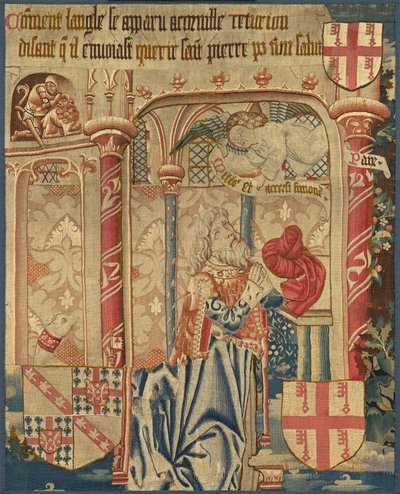A százados Cornelius látomása alkotó: Netherlandish 15th Century