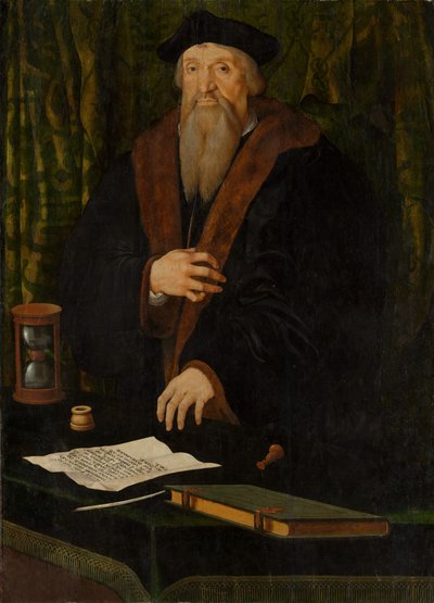 Egy férfi portréja, valószínűleg Jean de Langeac 1541-ben halt meg, Limoges püspöke. alkotó: Netherlandish Painter