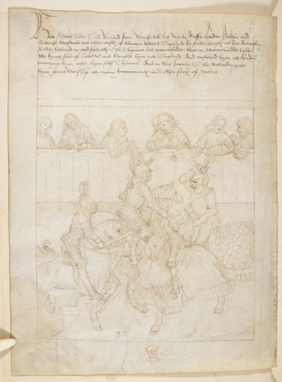 Pamut Julius E. IV, art. 6, The Beauchamp Pageants, 1483 körül (tinta pergamen) alkotó: Netherlandish School