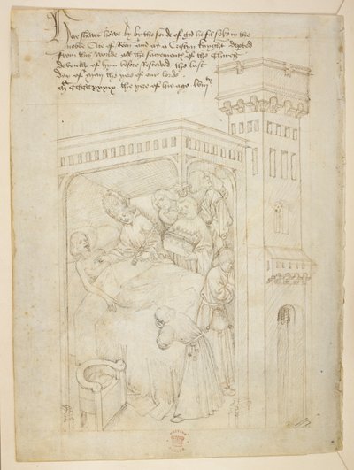 Pamut Julius E. IV, art. 6, The Beauchamp Pageants, 1483 körül (tinta pergamen) alkotó: Netherlandish School