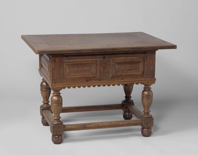 Fizetési táblázat, 1600-50 körül (tölgy) alkotó: Netherlandish School