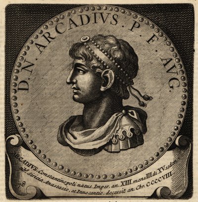 Arcadius római császár portréja. alkotó: Netherlandish School