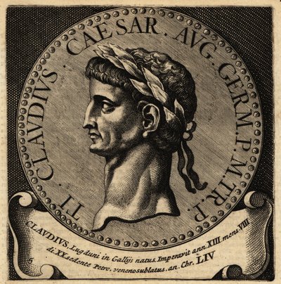 Claudius római császár portréja. alkotó: Netherlandish School