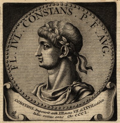 I. Constans római császár portréja. alkotó: Netherlandish School
