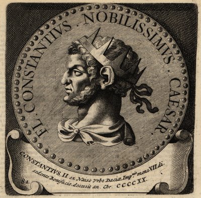 Constantius római császár portréja II. alkotó: Netherlandish School