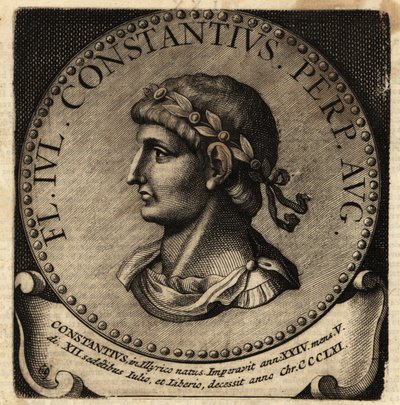 Constantius római császár portréja II. alkotó: Netherlandish School
