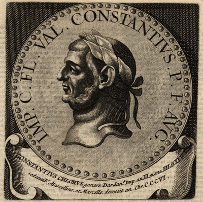 I. Constantius római császár portréja. alkotó: Netherlandish School