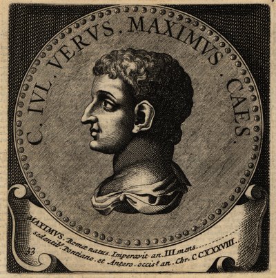 Gaius Julius Verus Maximus római császár portréja. alkotó: Netherlandish School