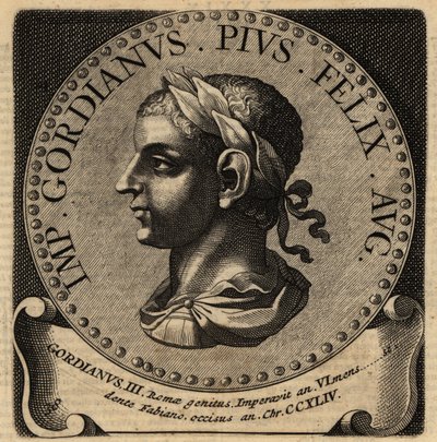 Gordianus római császár portréja III. alkotó: Netherlandish School
