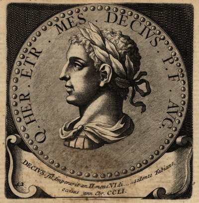 Herennius Etruscus római császár portréja. alkotó: Netherlandish School