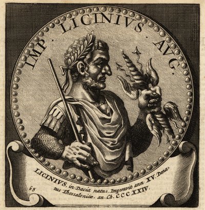 Licinius római császár portréja. alkotó: Netherlandish School