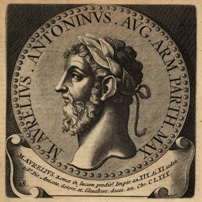 Marcus Aurelius római császár portréja. alkotó: Netherlandish School