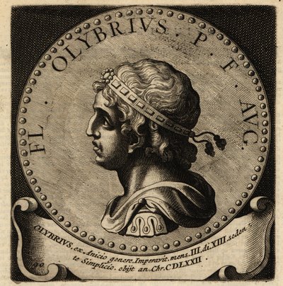 Olybrius római császár portréja. alkotó: Netherlandish School