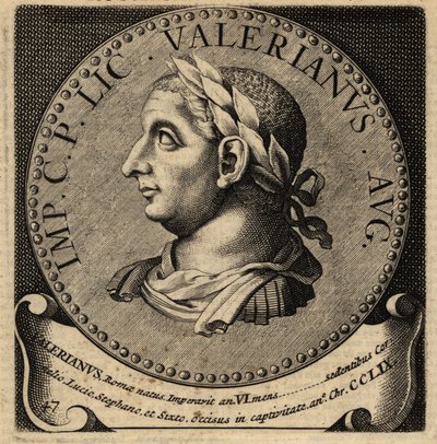 Valerian római császár portréja. alkotó: Netherlandish School