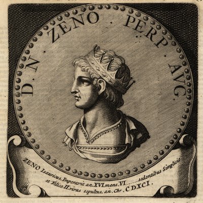 Zénó római császár portréja. alkotó: Netherlandish School