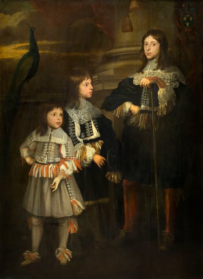 Három gyermek portréja (olaj, vászon) alkotó: Netherlandish School