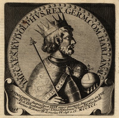 I. Rudolf német király. alkotó: Netherlandish School