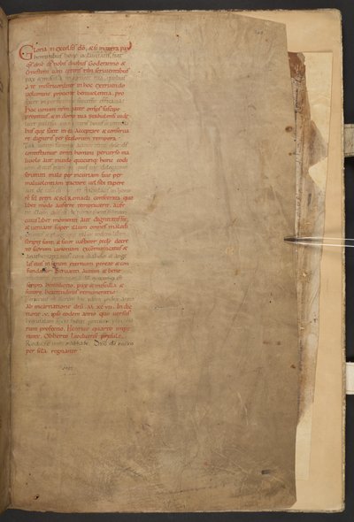 A Stavelot Biblia, Add MS 28107, f.240r. alkotó: Netherlandish School