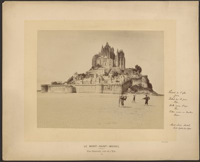 Mont-Saint-Michel, Általános nézet, keleti oldal alkotó: Neurdein freres