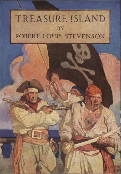 Porkabát a Treasure Island számára, Robert Louis Stevenson (1850-1894), pub. 1915 alkotó: Newell Convers Wyeth