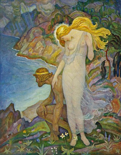 Odüsszeusz és Calypso alkotó: Newell Convers Wyeth