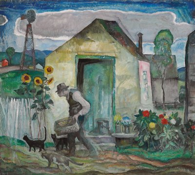 Öreg Albert, 1928 körül (olaj, vászon) alkotó: Newell Convers Wyeth