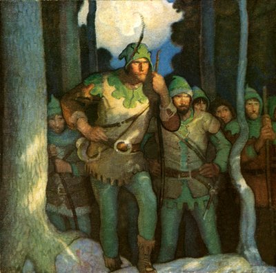 Robin Hood és vidám betyárjai alkotó: Newell Convers Wyeth