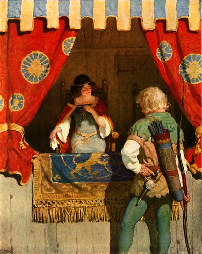 Robin találkozik Mariannal alkotó: Newell Convers Wyeth