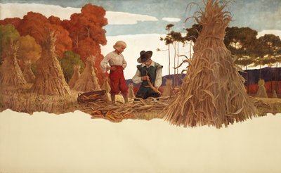A puritán kukoricacsont, 1941 alkotó: Newell Convers Wyeth
