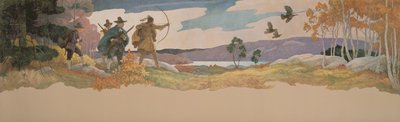 A pulykavadászok, 1941 alkotó: Newell Convers Wyeth