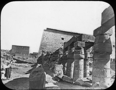 Nagy Templom, Luxor, Egyiptom, 1890 alkotó: Newton and Co