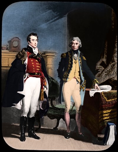 A hadsereg és a haditengerészet, Wellington és Nelson, c1805. alkotó: Newton and Co