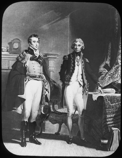 A hadsereg és a haditengerészet, Wellington és Nelson, c1805. alkotó: Newton and Co