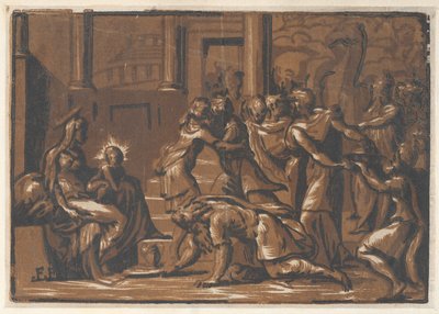 A mágusok imádása, 1540-50., 1540-50. alkotó: Niccolò Vicentino.