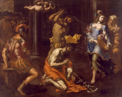 Keresztelő Szent János lefejezése, Niccolo de Simone (aktív 1636-1655), olaj, vászon alkotó: Niccolò de Simone