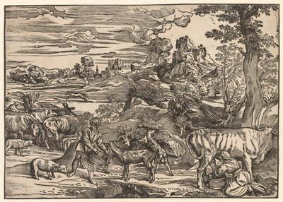 Táj tejeslánnyal, c. 1525. alkotó: Niccolo Boldrini