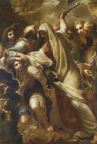 Iphigenia feláldozása (olaj, vászon) alkotó: Niccolo Tornioli
