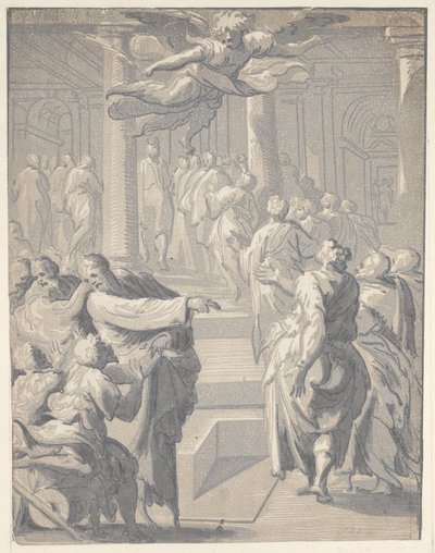 Krisztus meggyógyítja a bénát, 1540-50., 1540-50. alkotó: Niccolo Vicentino