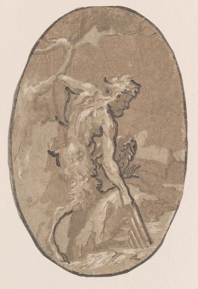 Marsyas kihúzza a Syrinxet a folyóból, kb. 1540-50., kb. 1540-50. alkotó: Niccolo Vicentino