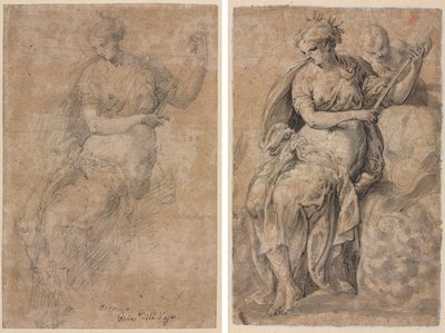 Allegorikus figura (recto és verso) alkotó: Niccolo dell