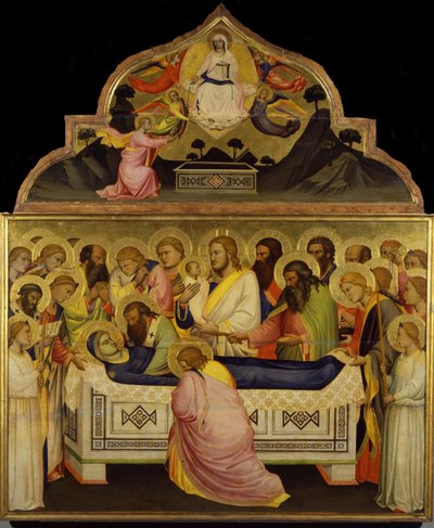 A Szűz halála, kb. 1370-1375 alkotó: Niccolo di Pietro Gerini